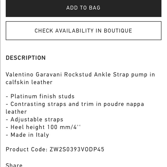 Valentino Garavani Rockstud ankle strap pump - Picture 8 of 8